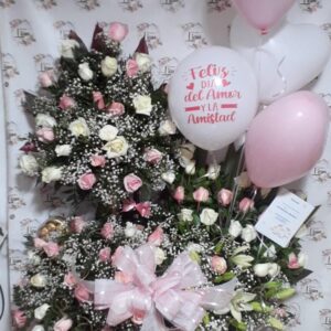 ramos rosas rosadas bello