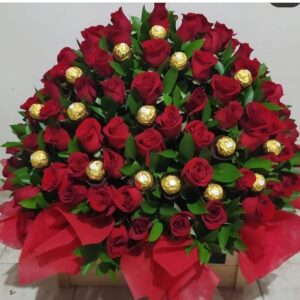 ramo rosas chocolates bello