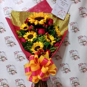 ramillete de girasoles bello