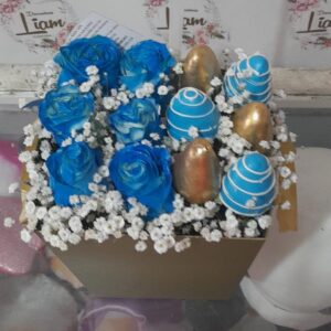 rosas y fresas bello